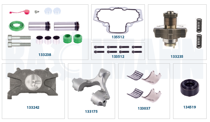 Caliper Complete Repair Kit (Left)