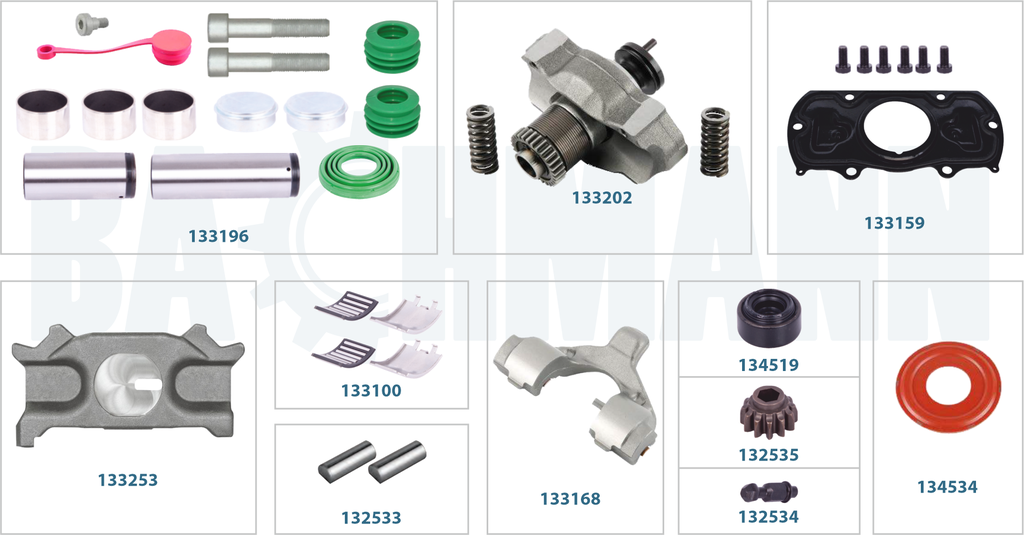 Caliper Complete Repair Kit (Left)