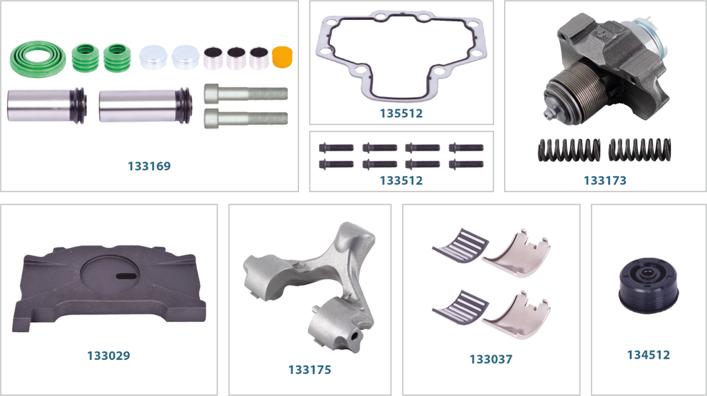 Caliper Complete Repair Kit (Left)