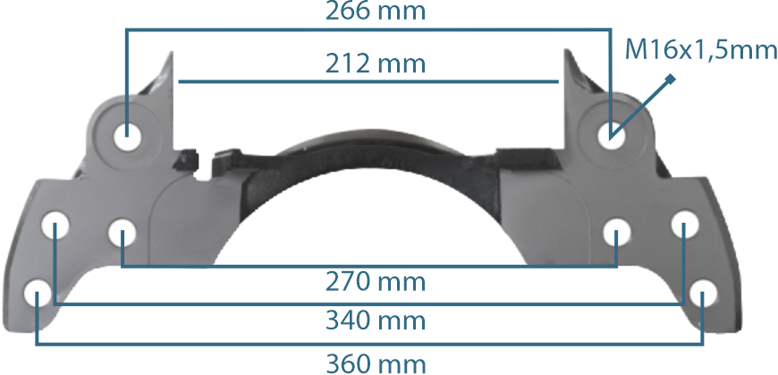 Caliper Carrier PAN19 Left