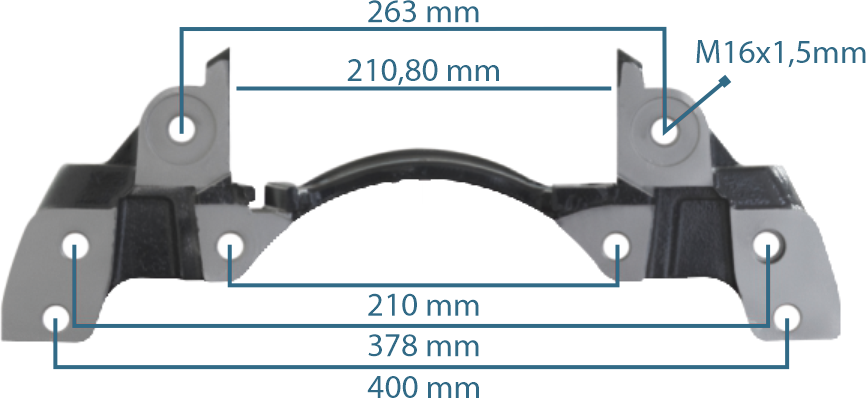 Caliper Carrier PAN22 Left