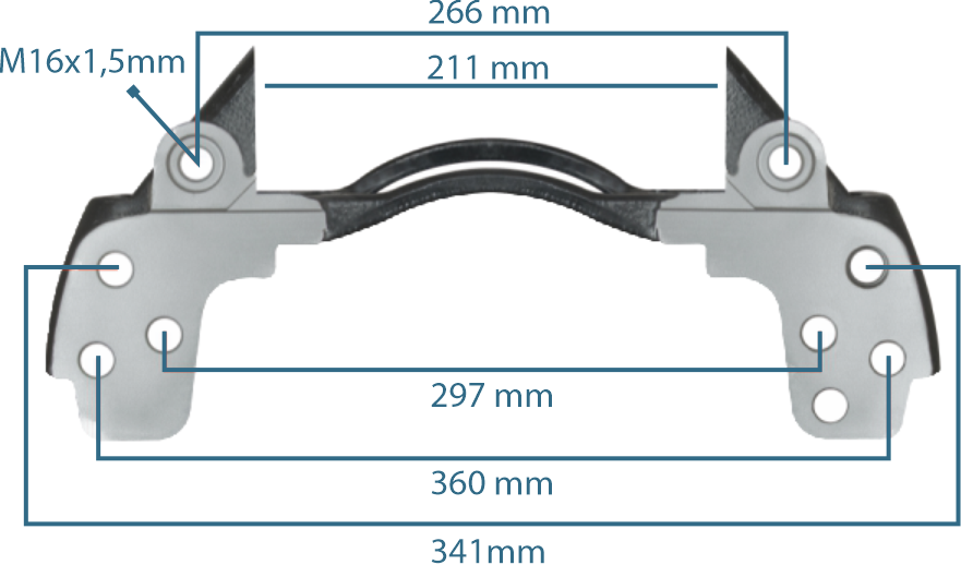 Caliper Carrier Right IVECO