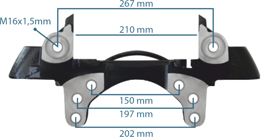 Caliper Carrier Right SCHMITZ