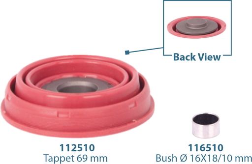 [111272] Caliper Tappet Kit 69 mm